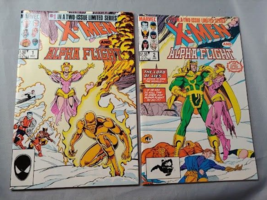 X Men and Alpha Flight Marvel #1 #2 Two Issue Limited Series 1985 VF+ - £7.86 GBP