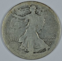 1916 S Walking liberty circulated silver half dollar Obverse mint mark - $57.50