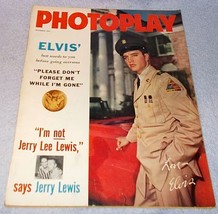 Celebrity Photoplay Magazine October 1958 Jerry Lewis Dick Clark Dance Book - £10.98 GBP