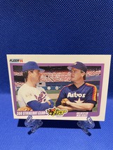 Nolan Ryan and Mike Scott # 636 1990 Fleer Baseball Card  - £42.95 GBP