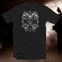 Skull &amp; Cross #2 COTTON T-SHIRT Biker Goth Occult Mysticism Magic - £13.94 GBP+