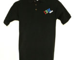 IBM ThinkPad Vintage Tech Employee Uniform Black Polo Shirt Size XL - £27.89 GBP