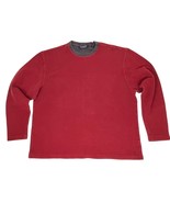 Roundtree &amp; Yorke Crew-Neck Cotton Sweater Sz. XL Red Gray - $222.50 MXN