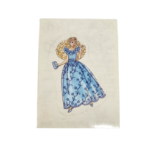 VINTAGE 1989 MATTEL FIGURINE PANINI BARBIE ALBUM STICKER NOS NEW OLD STO... - $9.41