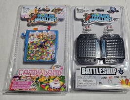 Lot Of 2 Super Impulse Worlds Smallest Board Game Candy Land Battleship Toy NEW - £10.48 GBP