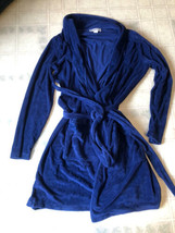 COLDWATER CREEK Robe w/Pockets Large Lace Accented Belted - £25.31 GBP