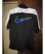 NIKE Old School Basketball Shooter Shirt Blue/Black/White Size: Large - $29.99