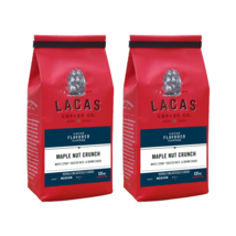 Lacas Coffee Company Maple Nut Crunch Medium Roast 2 pack 12oz - £23.77 GBP