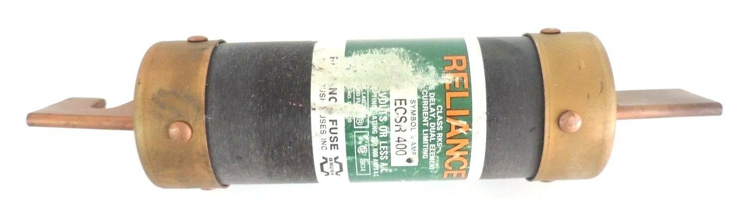 Primary image for NEW RELIANCE ECSR 400 CLASS RK5 TIME DELAY FUSE 600 VOLTS, 400 AMP