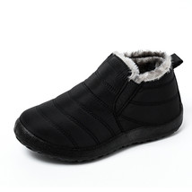 Waterproof Snow Boots Women Thick Warm Long Plush Ankle Boots Plus Size 36-47 Co - £28.06 GBP