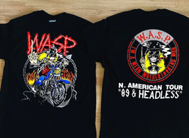 1989 W.A.S.P. North American Tour Tee Shirt 90S Gift For Fan For Fans S-5Xl - £15.57 GBP+