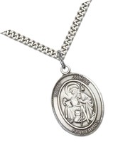 Sterling Silver St. James The Greater Pendant 24 - £221.77 GBP