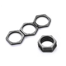 3 IN 1 Vintage Men Ring Hexagon Stainless Steel Nordic Vikings Antique Fashion P - £10.76 GBP