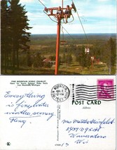 Michigan Iron Mountain Pine Mountain Chairlift Posted 1963 to WI VTG Postcard - £7.51 GBP