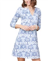 Spartina 449 jillian split neck dress in Jillian&#39;S Song Palm - size S - $121.77