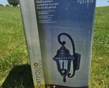 Portfolio Outdoor Wall Lantern Cast Aluminum Antique Bronze New In Box #... - £92.65 GBP