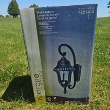 Portfolio Outdoor Wall Lantern Cast Aluminum Antique Bronze New In Box #251414  - $117.81