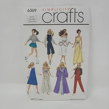 Simplicity 6369 Barbie Clothes Pattern 11.5&quot; Fashion Doll Cut Complete Vtg 1983 - £6.30 GBP
