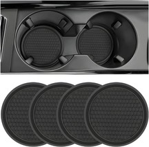 Car Cup Holder Coaster 4 Pack Non Slip Insert Coasters Universal Durable Auto Cu - £10.30 GBP