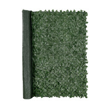 VEVOR 96&quot;x72&quot; Artificial Faux Ivy Leaf Privacy Fence Screen w/Mesh Cloth... - £72.36 GBP