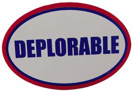 Deplorable Oval Vinyl Decal Bumper Sticker - $2.88