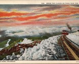 Above the Clouds on Pikes Peak Cog Road Pikes Peak CO Postcard PC568 - $4.99