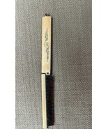 Antique Art Deco Brass Folding Mustache Comb Pocket Grooming Tool Monogr... - €40,28 EUR