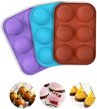 6 Holes Silicone Soap Mold for Chocolate, Baking Mold for Making Hot Chocolate - £11.59 GBP