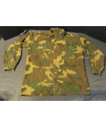 VINTAGE BDU WOODLAND CAMOUFLAGE JACKET TURKISH TURKEY MILITARY (SAT) SPE... - $53.54