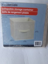 New Essentials TAN Collapsible Storage Cube with Handle 11&quot; x 10.5&quot; x 10.5&quot; - $6.53