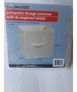 New Essentials TAN Collapsible Storage Cube with Handle 11&quot; x 10.5&quot; x 10.5&quot; - $9.16 CAD