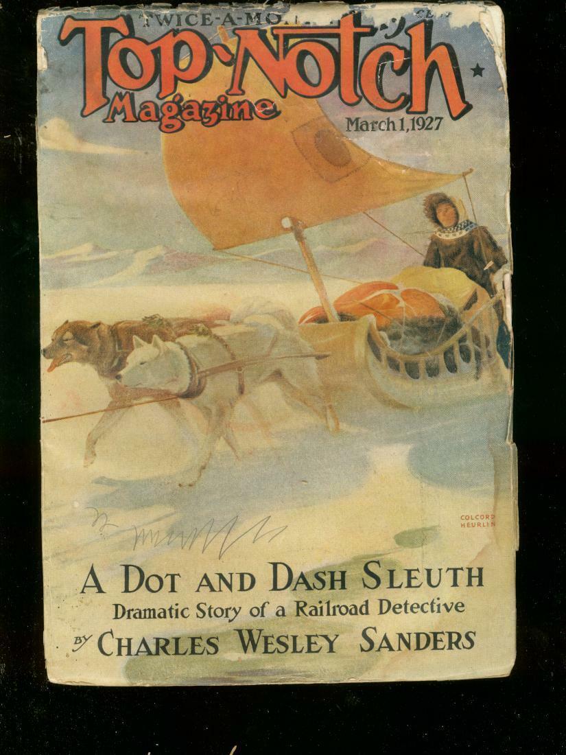 Primary image for TOP-NOTCH MAGAZINE MARCH 1 1927 STREET AND SMITH DOGS FR