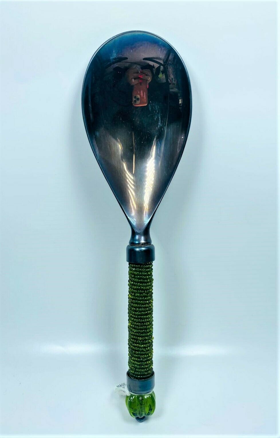 Verde con Cuentas Mango Arroz Cuchara, Cucharas 10&quot; - Minorisms - $12.91