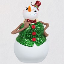 2021 Hallmark Sexy and I know It Magic Sound Ornament Snowman Music Musical NEW - £12.01 GBP