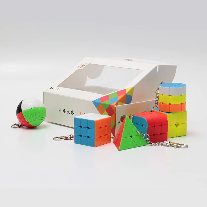 Play ZCUBE Bundle 6 Pieces/gift Set Pack Mini A Cube 2x2x2 3x3x3 A Ball Cylinder - £43.15 GBP