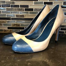 Cole Haan leather pumps with teal toes - £33.80 GBP