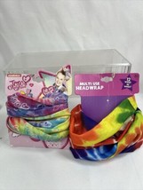 (2) Multi-Use HeadWrap Headband Hair Tie Jojo Siwa Rainbow Tie-Dye Reusabl Pride - £5.49 GBP