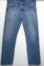 Polo Ralph Lauren 867 Classic Straight Fit Leg Men&#39;s W36 L34 Medium Blue J EAN S - $31.75