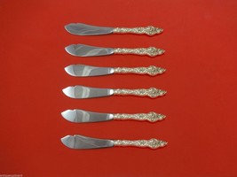 Les Six Fleurs by Reed & Barton Sterling Trout Knife Set 6pc. HHWS  Custom Made - £716.71 GBP