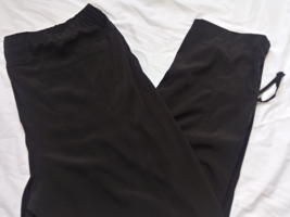 Chico&#39;s Size 3=XL Black Washable Polyester Elastic waist w/ Ankle Detail EUC - £13.59 GBP