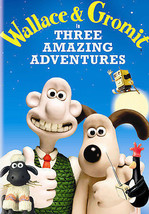 Wallace &amp; Gromit Three Amazing Adventures 2002 DVD - £7.46 GBP