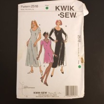 Kwik Sew Pattern 2518 Misses' Dresses Pull-over A-line Skirts XS-S-M-L-XL UC - $9.79