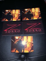 Zorro 5-Promo Cards. - $1.99