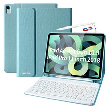 Air 4Th Generation Case With Keyboard 10.9 2020 Keyboard Case With Pen - £49.36 GBP