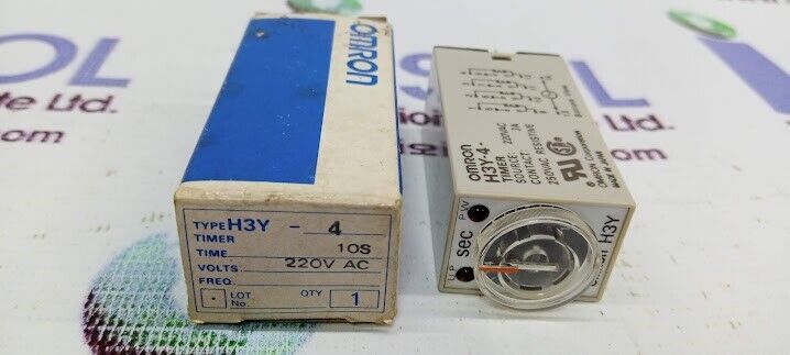 Omron H3Y-4 Delay Relay 220VAC Timer 10s O2Y4ON - $88.00