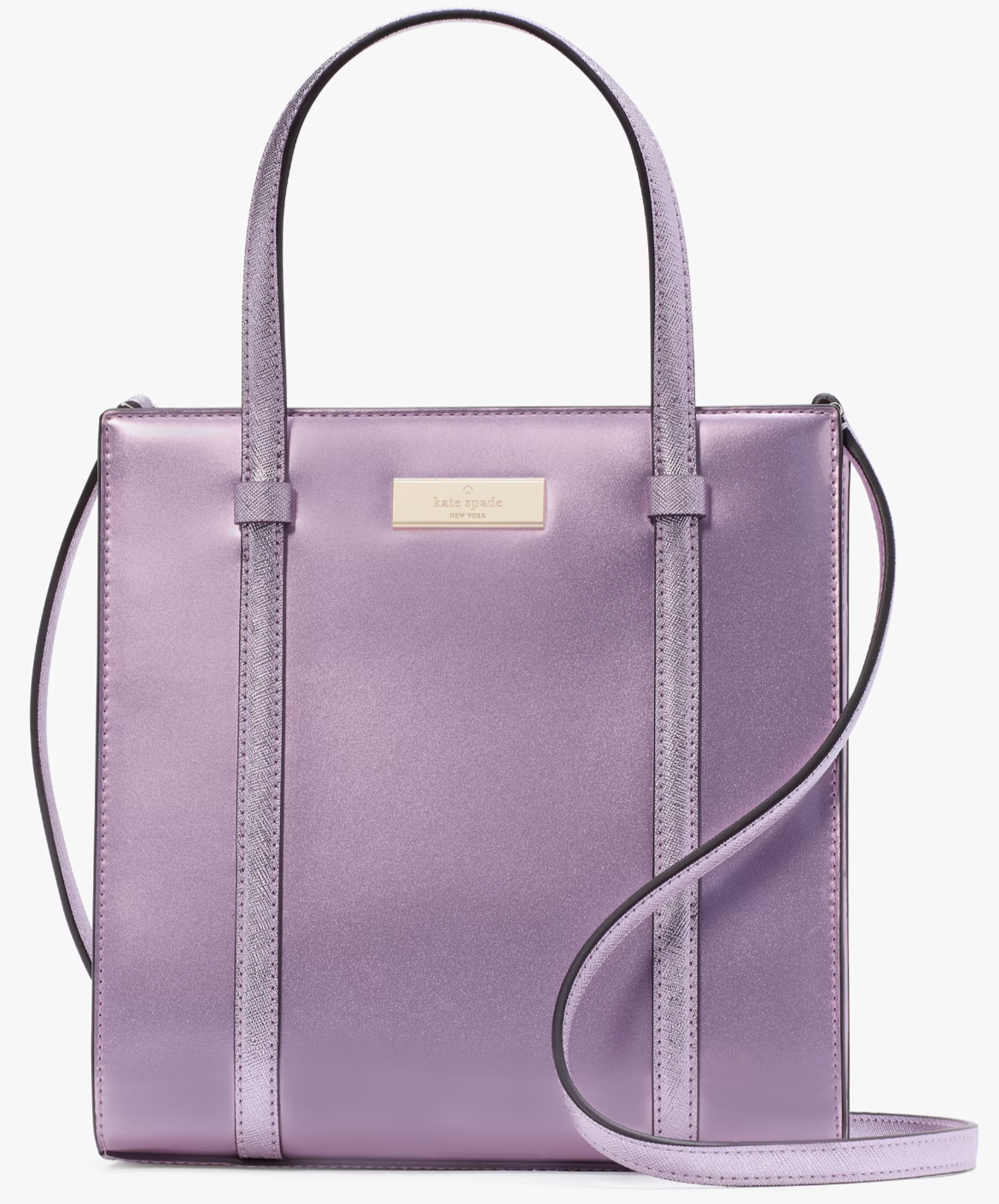 Kate Spade Kenzie Patent Small Tote Bag KI956 Quartz Pink Purse NWT $329 Retail