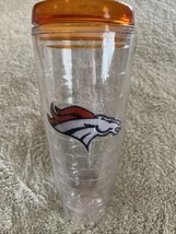 Tritan 26 Denver Broncos Football Large Tumbler Orange Lid 30 oz - $17.15