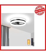 6-Speed Dimmable LED Ceiling Fan - Smart Remote-Controlled Fandelier in ... - $110.87