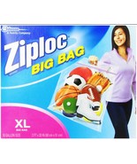 1 BiG BAG ZIPLOC XL 10 GALLON plastic 24&quot;x20 eXtra Large storage clothes... - $22.03