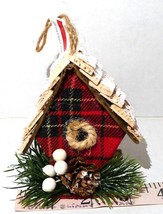 Ashland Christmas Birdhouse  Hanging Country Cottage Decor  Ornament - £5.16 GBP
